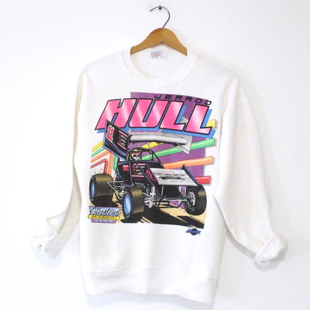 Vintage Jerrod Hull Sikeston Missouri Racing Sweatshirt Large